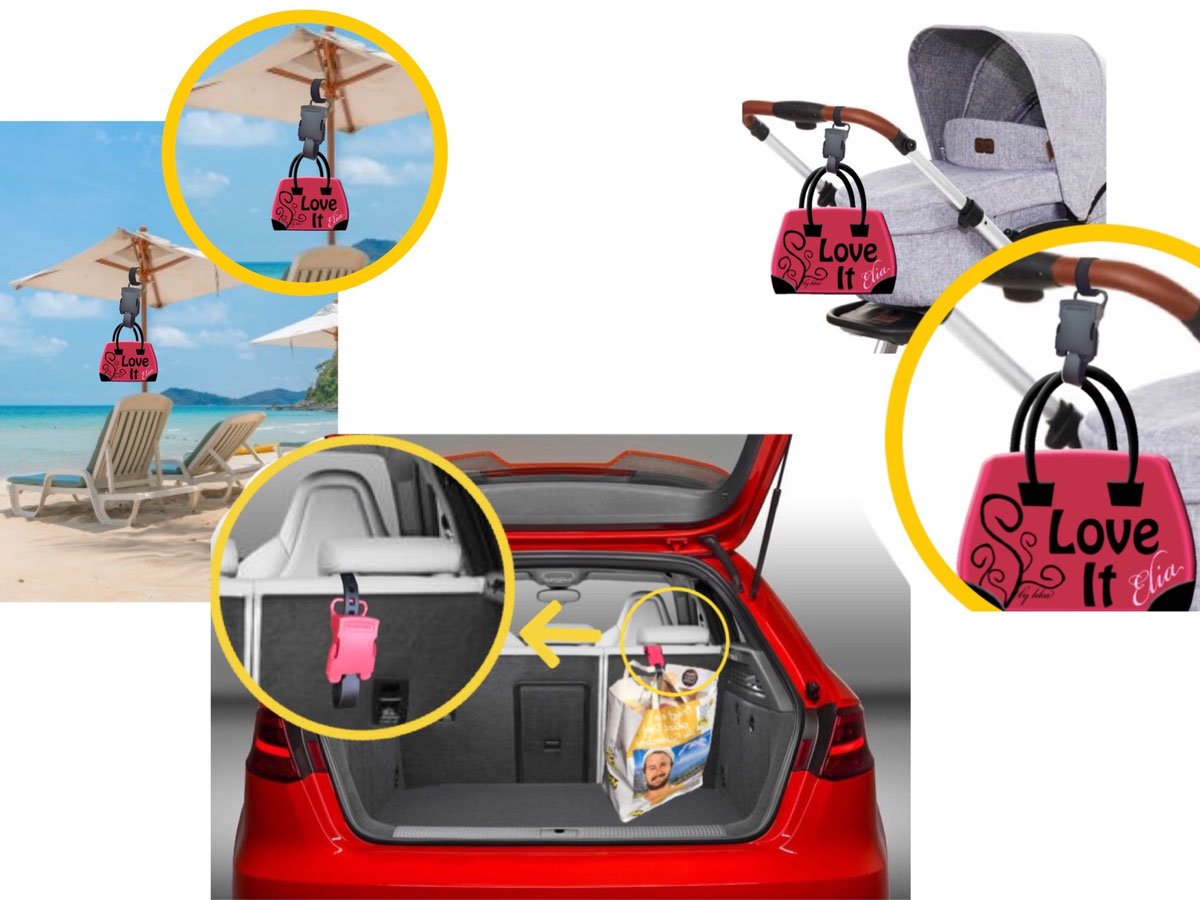 CLICI Taschenhalter in verschiedenen Anwendungen